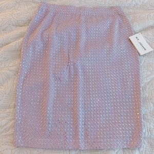 NEW ST. JOHN studded skirt